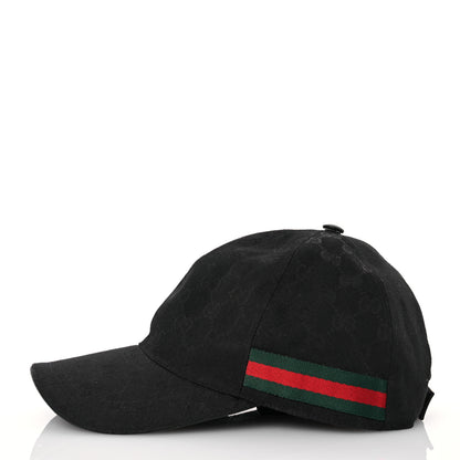 Gucci Monogram Web Baseball Hat M Black 4 of 12