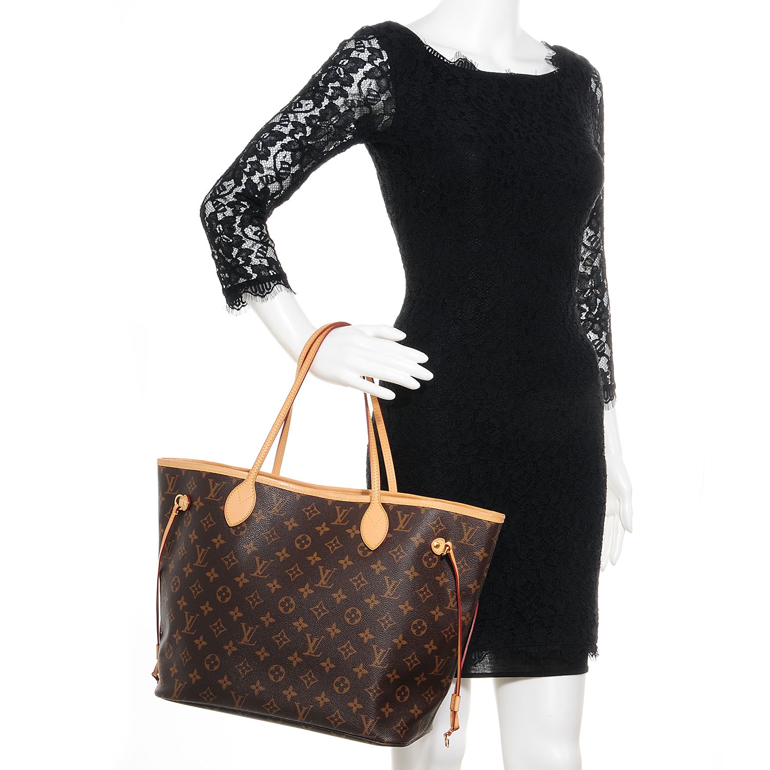 Louis Vuitton Monogram Neverfull MM 2 of 7