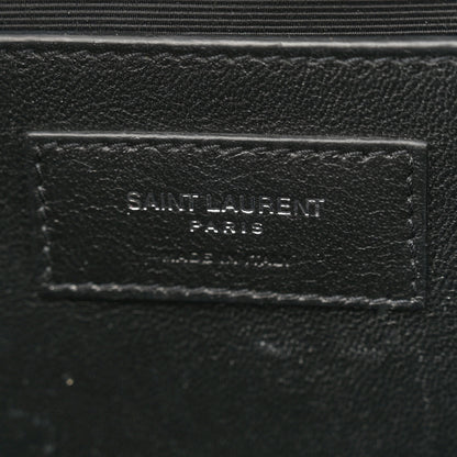 Saint Laurent Grain De Poudre Medium Classic Monogram Kate Satchel Vert Fonce 4 of 12