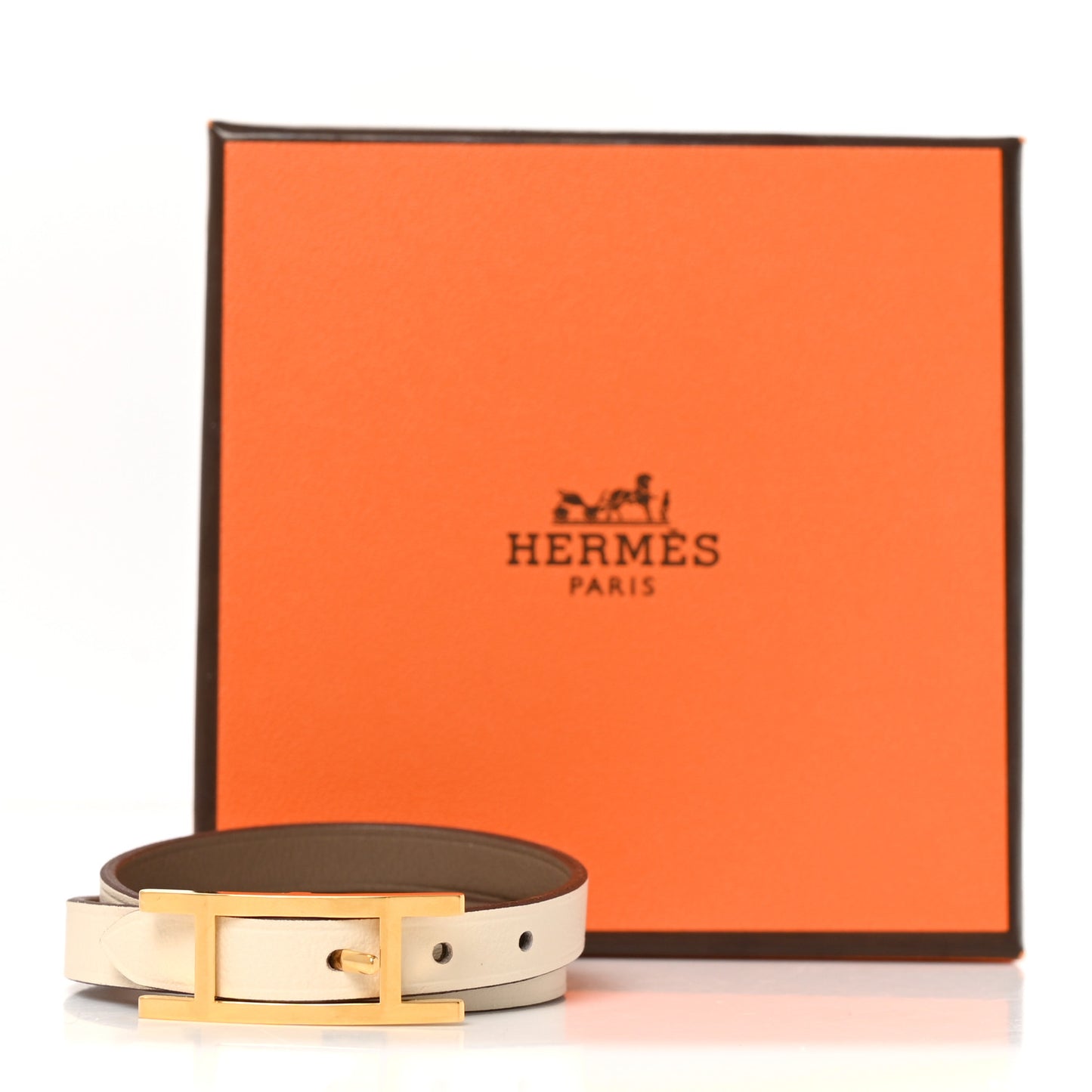 Swift Behapi Double Tour Reversible Bracelet T1  Etoupe Nata