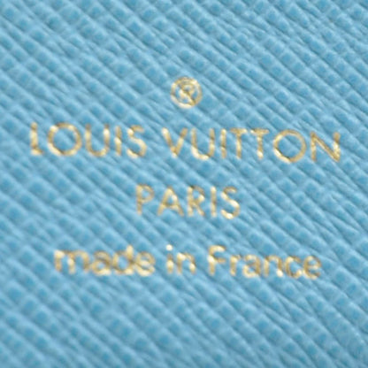 Louis Vuitton Monogram Groom Compact Zip Wallet Blue 6 of 7