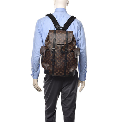 Louis Vuitton Monogram Macassar Christopher PM Backpack 2 of 10