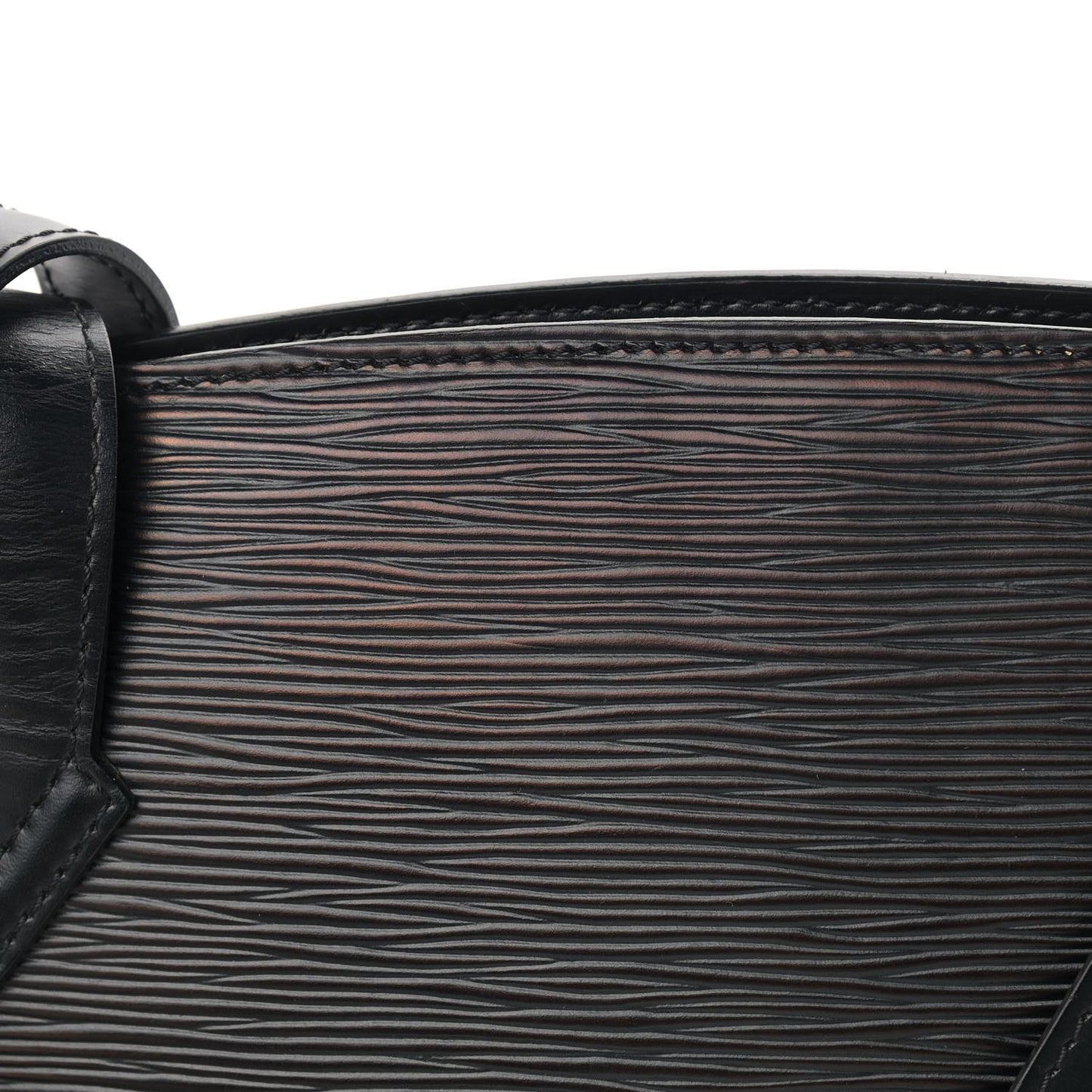 Epi Saint Jacques PM Long Straps Black