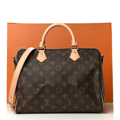 Louis Vuitton Monogram Speedy Bandouliere 30 10 of 10