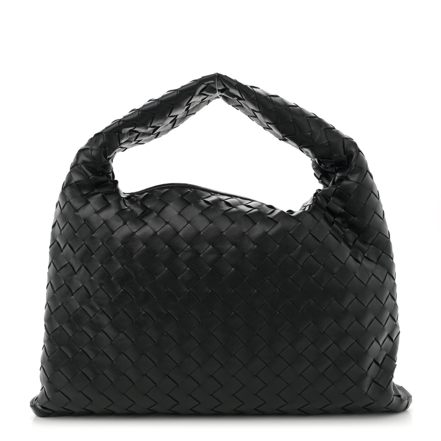 Bottega Veneta Calfskin Intrecciato Small Hop Black 1 of 10