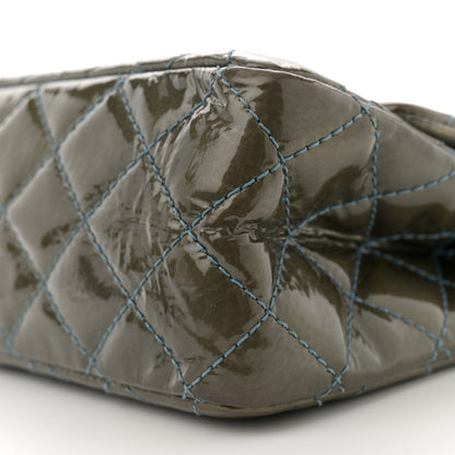Chanel Patent Quilted 2.55 Reissue 226 Flap Green 10 of 14
