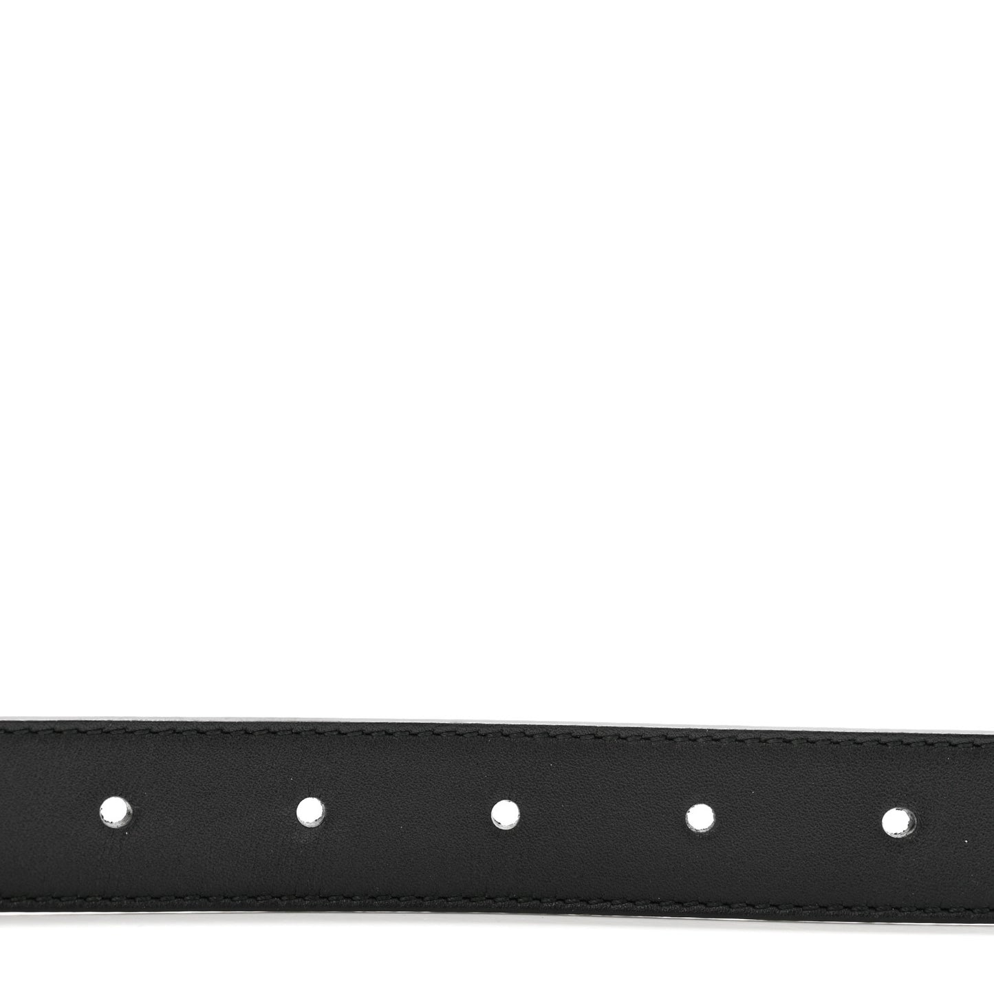 Calfskin Crystal Double G 30mm Belt 100 40 Black