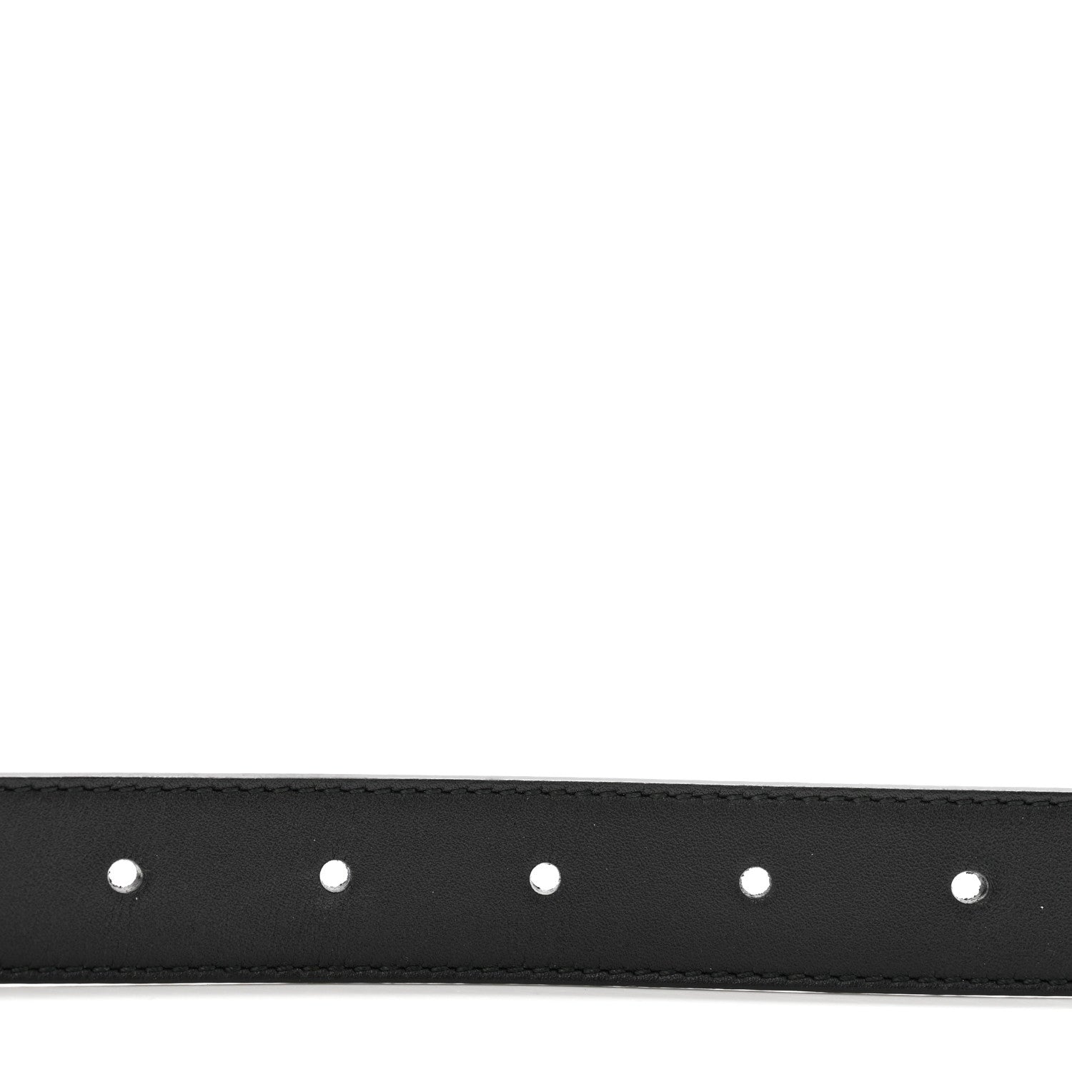 Gucci Calfskin Crystal Double G 30mm Belt 100 40 Black 3 of 6