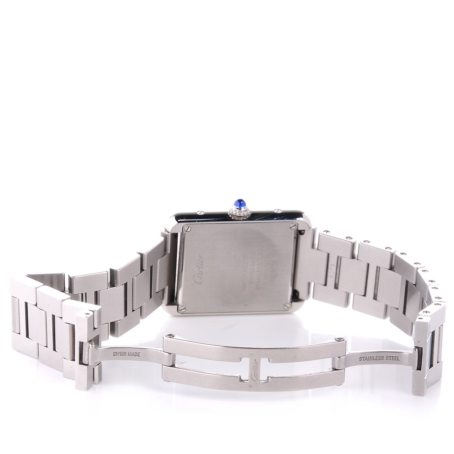 Stainless Steel 24mm Tank Solo Quartz Watch