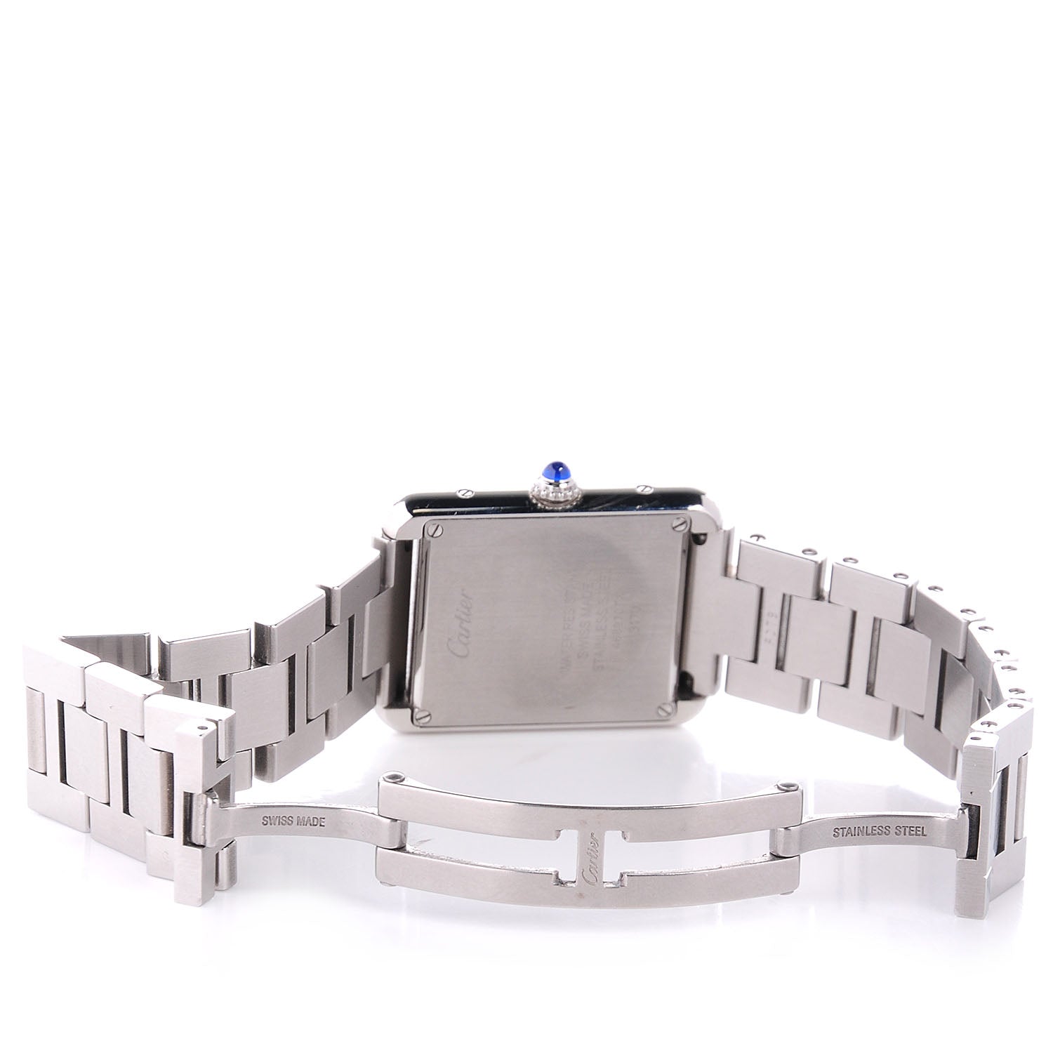 Cartier Stainless Steel 24mm Tank Solo Quartz Watch 4 of 8