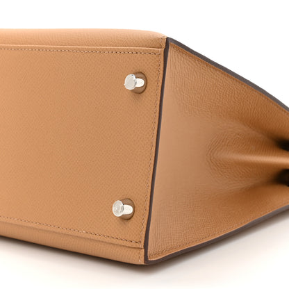 Hermes Epsom Verso Kelly Sellier 28 Biscuit Mauve Sylvestre 9 of 13