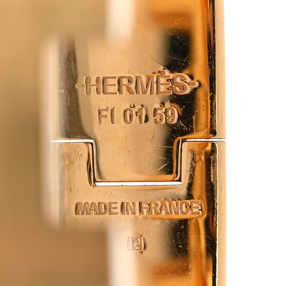 Hermes Matte Enamel Narrow Clic Clac HH Bracelet GM Black 4 of 5