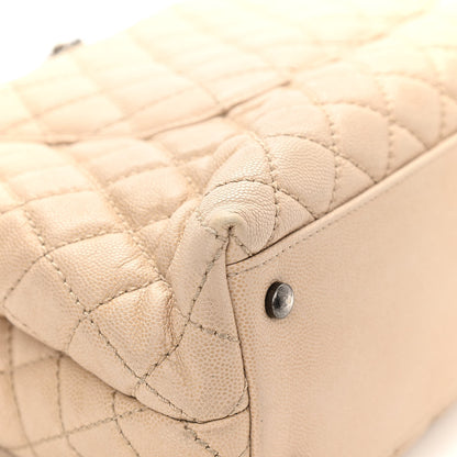 Chanel Caviar Quilted Medium Coco Handle Flap Light Beige 11 of 25
