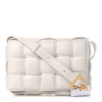 Bottega Veneta Nappa Maxi Intreccio Padded Cassette Crossbody Bag Chalk 1 of 10