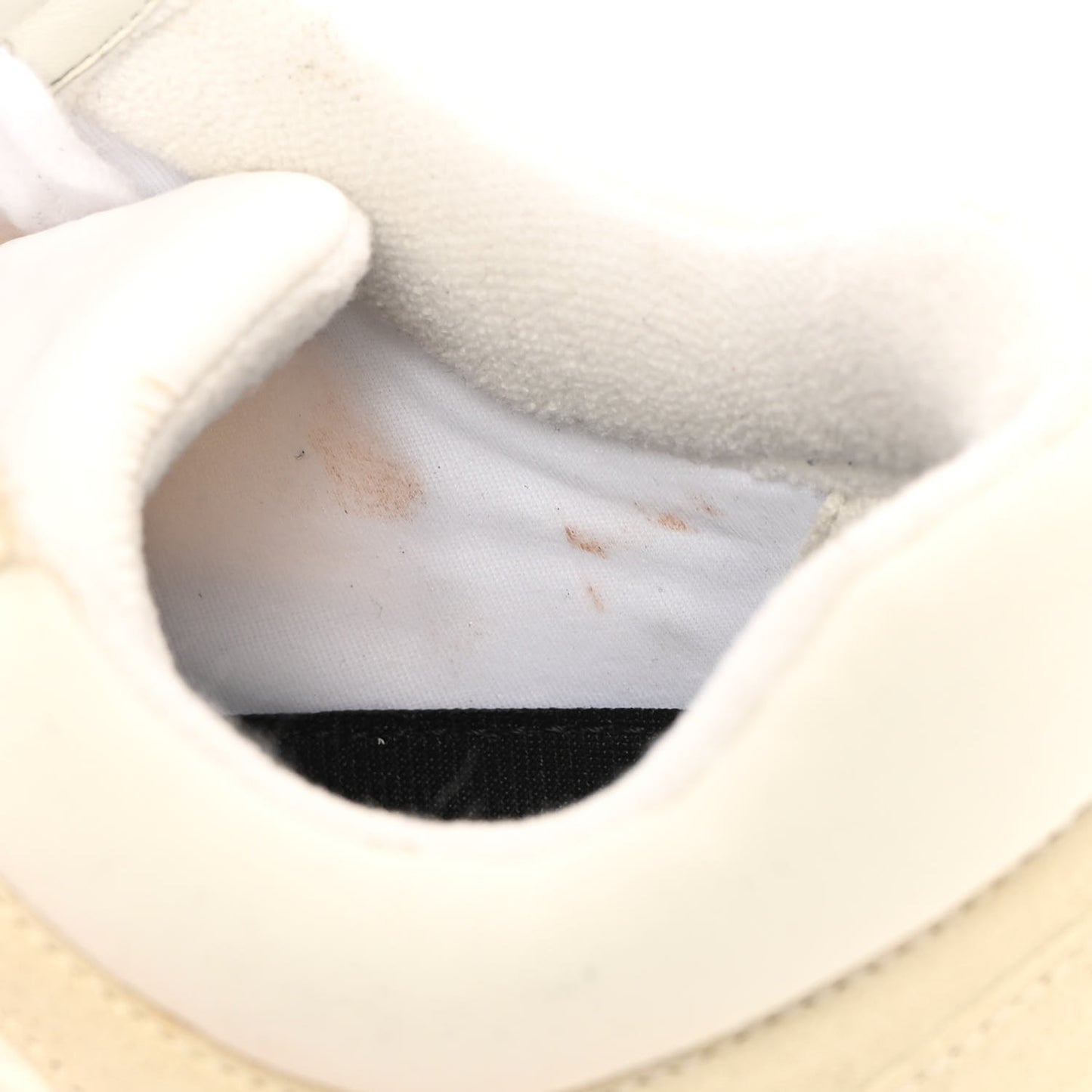 Suede Calfskin Fabric CC Sneakers 36 White