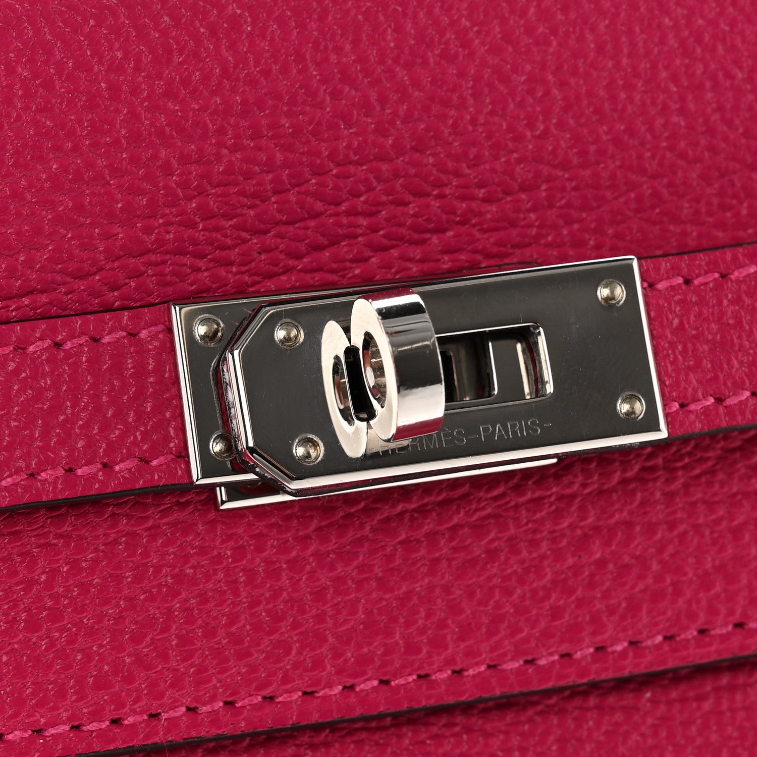 Hermes Chevre Mysore Kelly Wallet To Go Rose Mexico 12 of 12