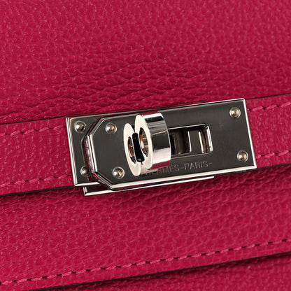 Hermes Chevre Mysore Kelly Wallet To Go Rose Mexico 12 of 12