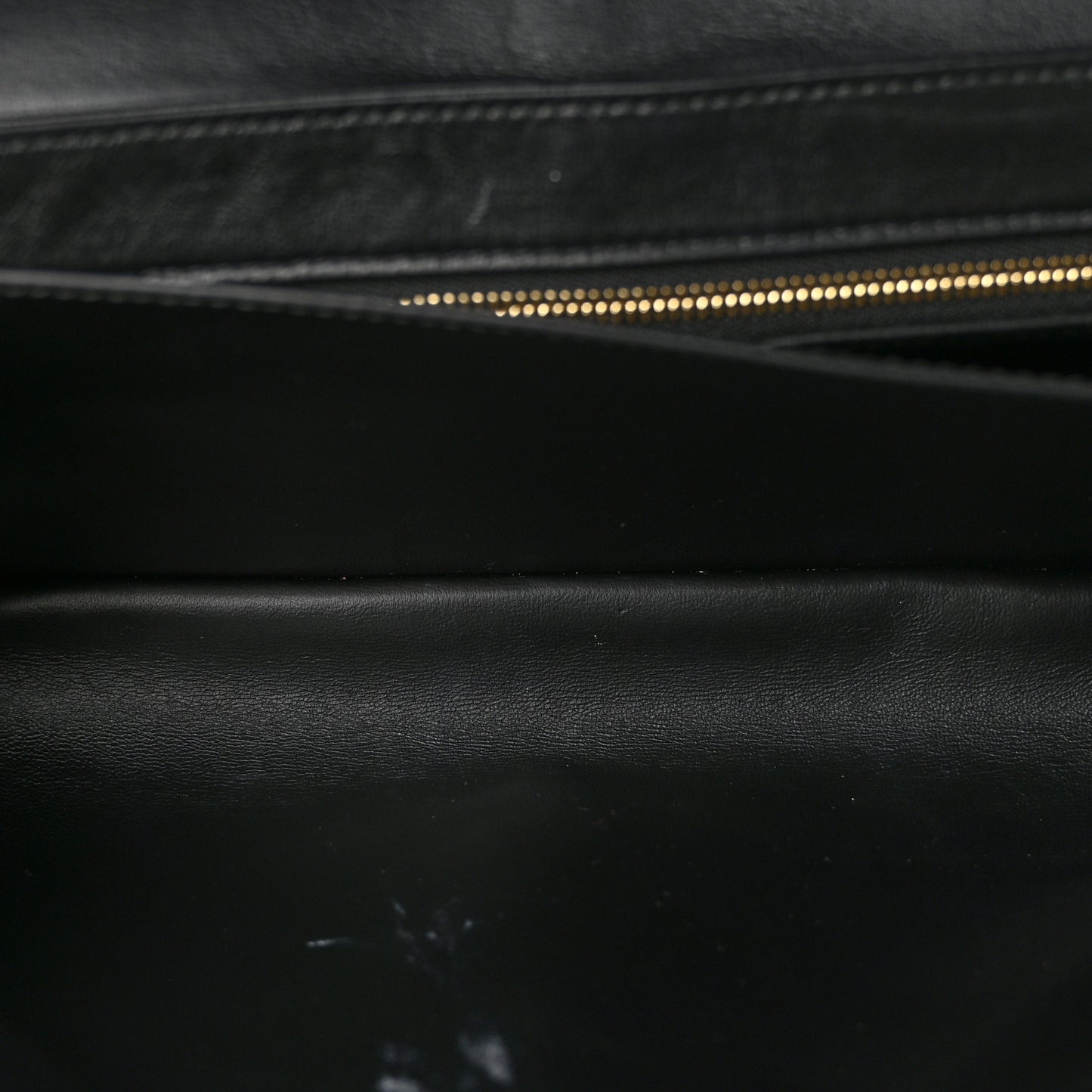 Calfskin Small Front Flap Crossbody Bag Black