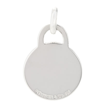 Tiffany Sterling Silver Merry Christmas Round Tag Charm 3 of 4