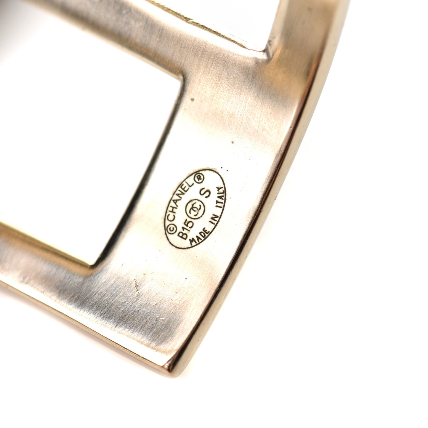 Metal Logo Cuff Gold