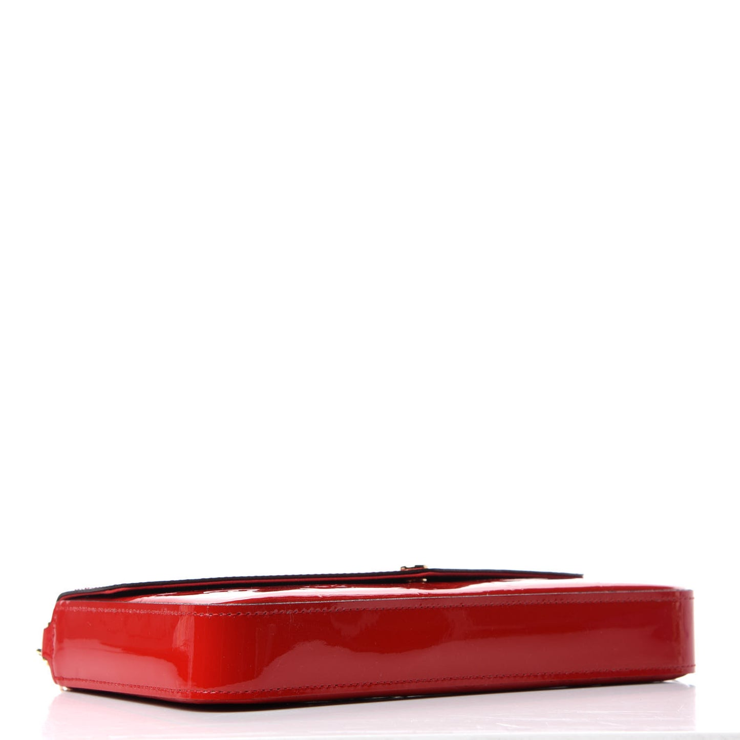 Vernis Felicie Pochette Chain Wallet Cherry