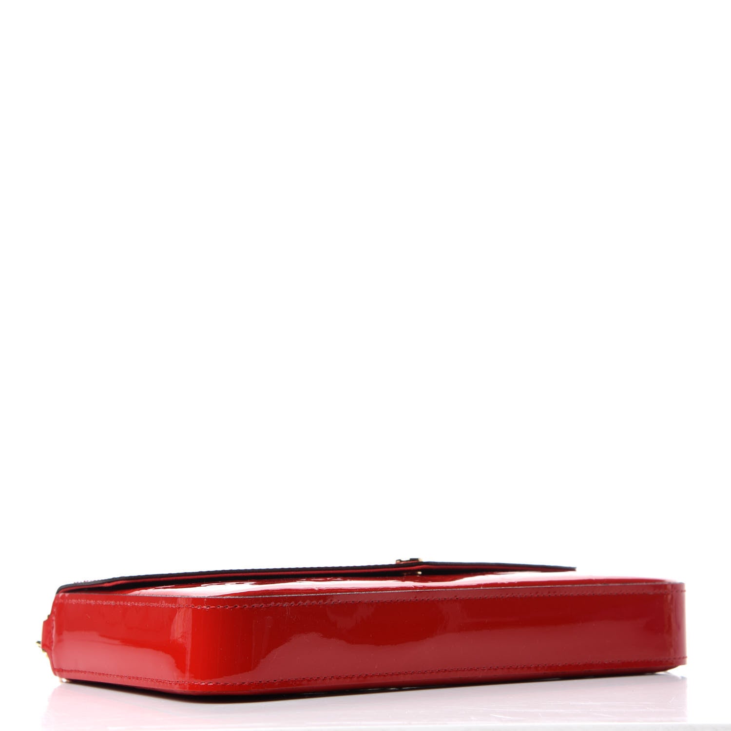 Louis Vuitton Vernis Felicie Pochette Chain Wallet Cherry 5 of 8
