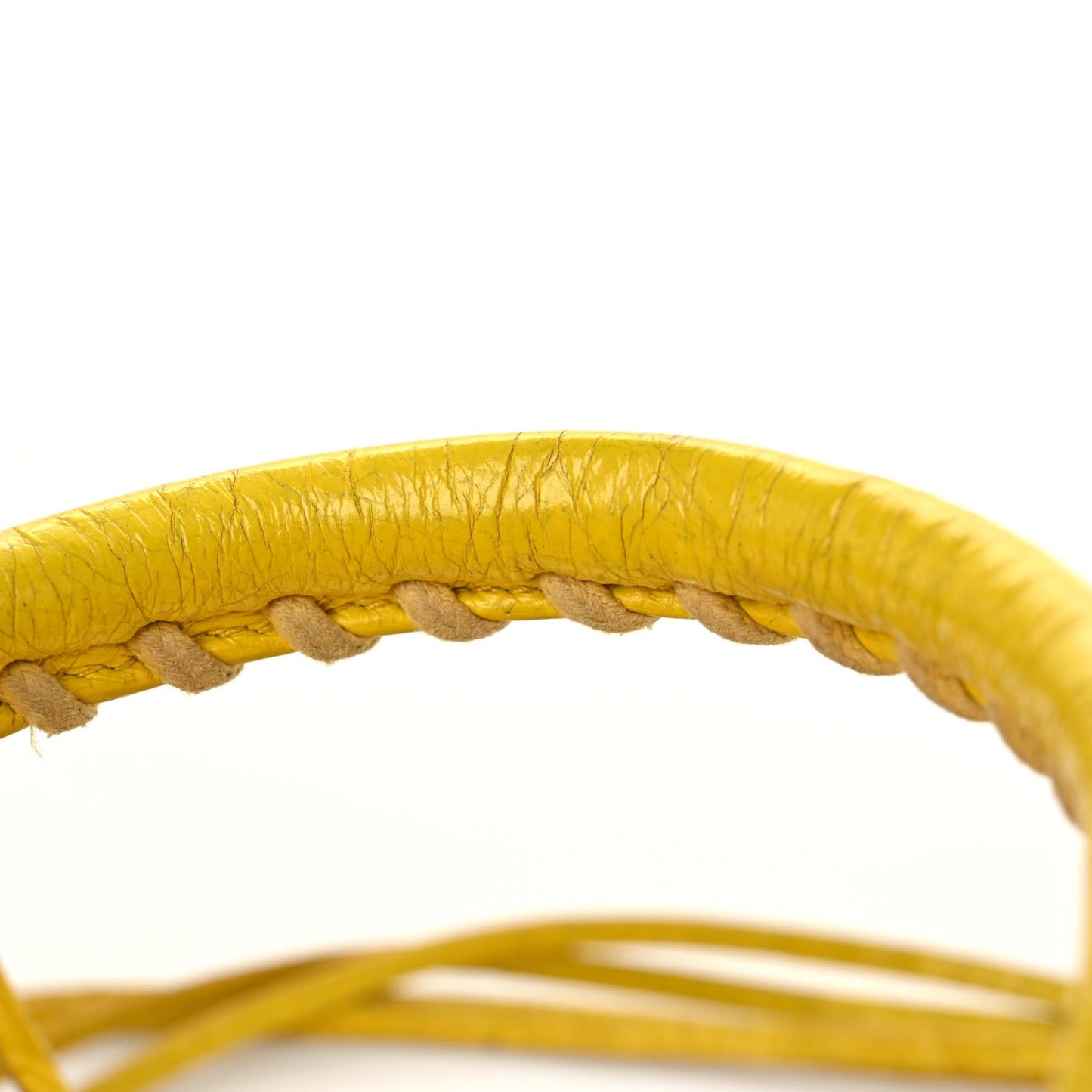 Agneau Classic Silver Hardware City S Jaune Soleil