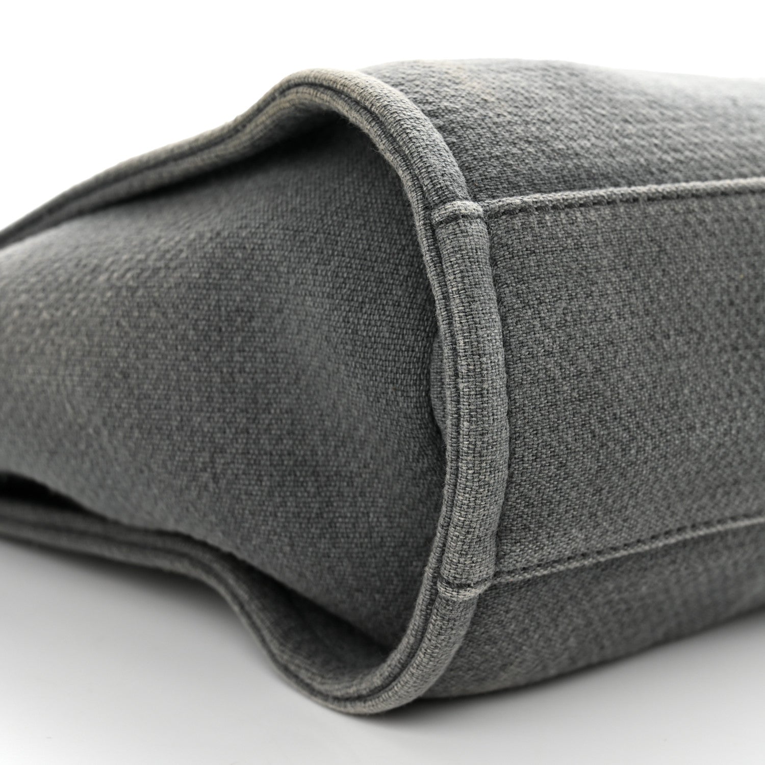 Chanel Canvas Small Deauville Tote Grey 10 of 11