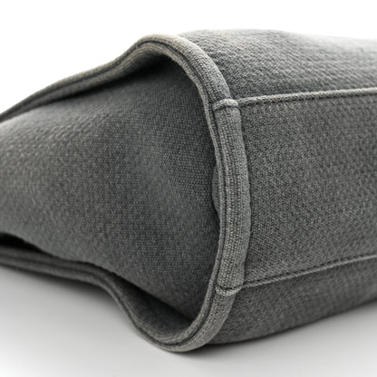 Chanel Canvas Small Deauville Tote Grey 10 of 11