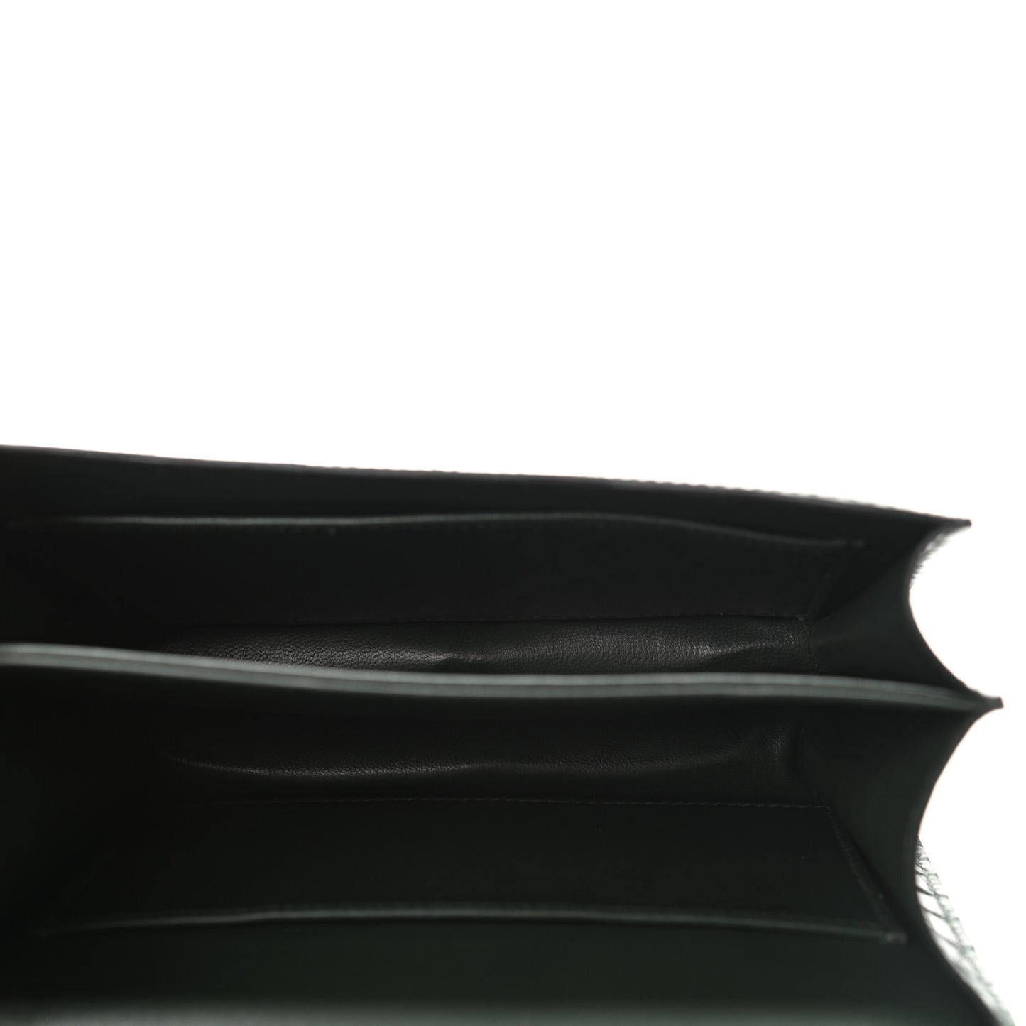 Shiny Alligator Constance 18 Vert Fonce