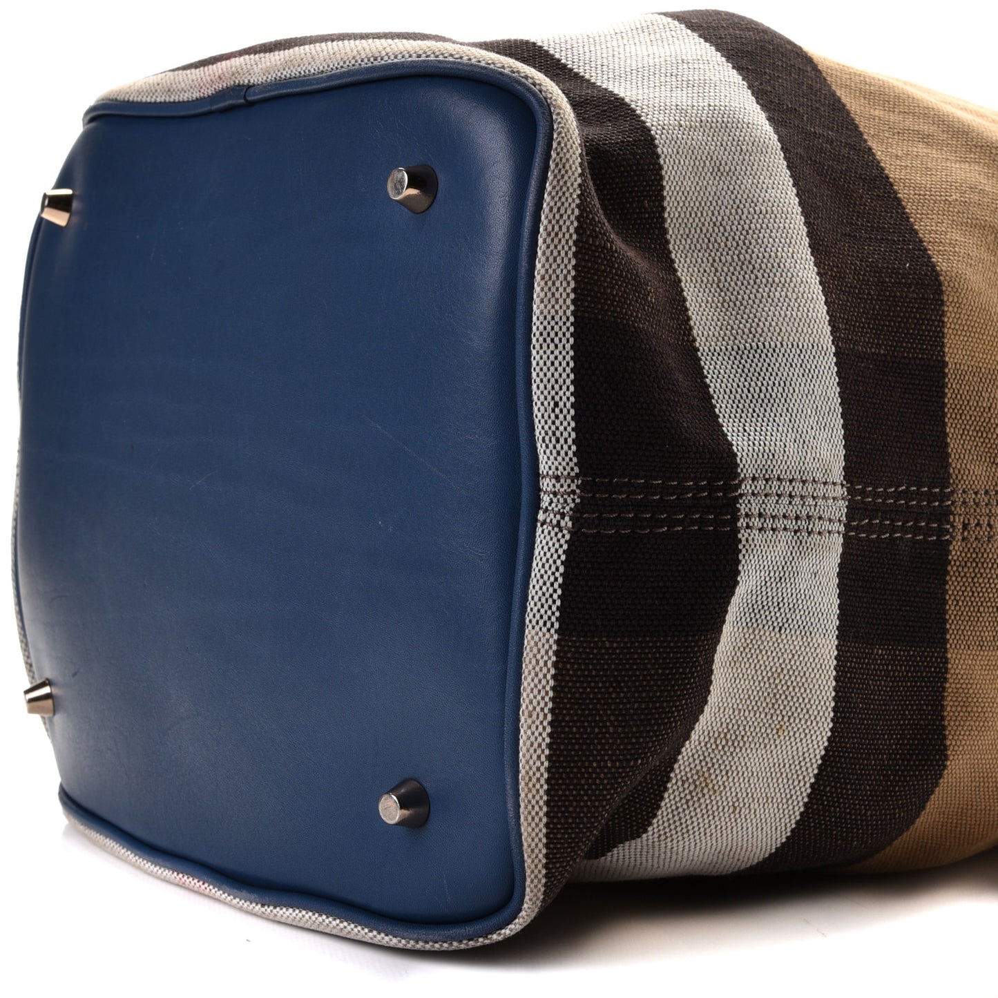 Canvas Mega Check Medium Ashby Hobo Blue