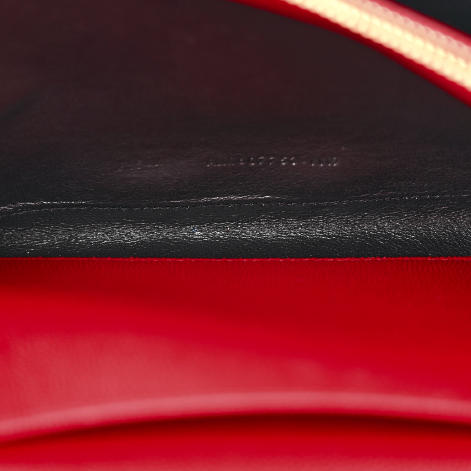 Saint Laurent Grain de Poudre Mini Uptown Crossbody Bag Red 6 of 13