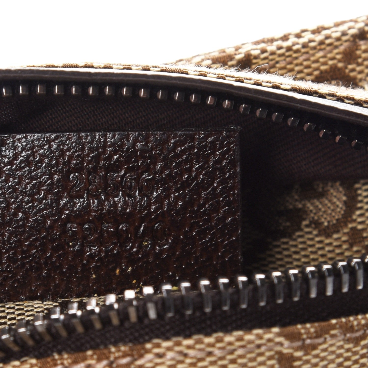 Gucci GG Monogram Double Pocket Belt Bag Dark Brown 7 of 7