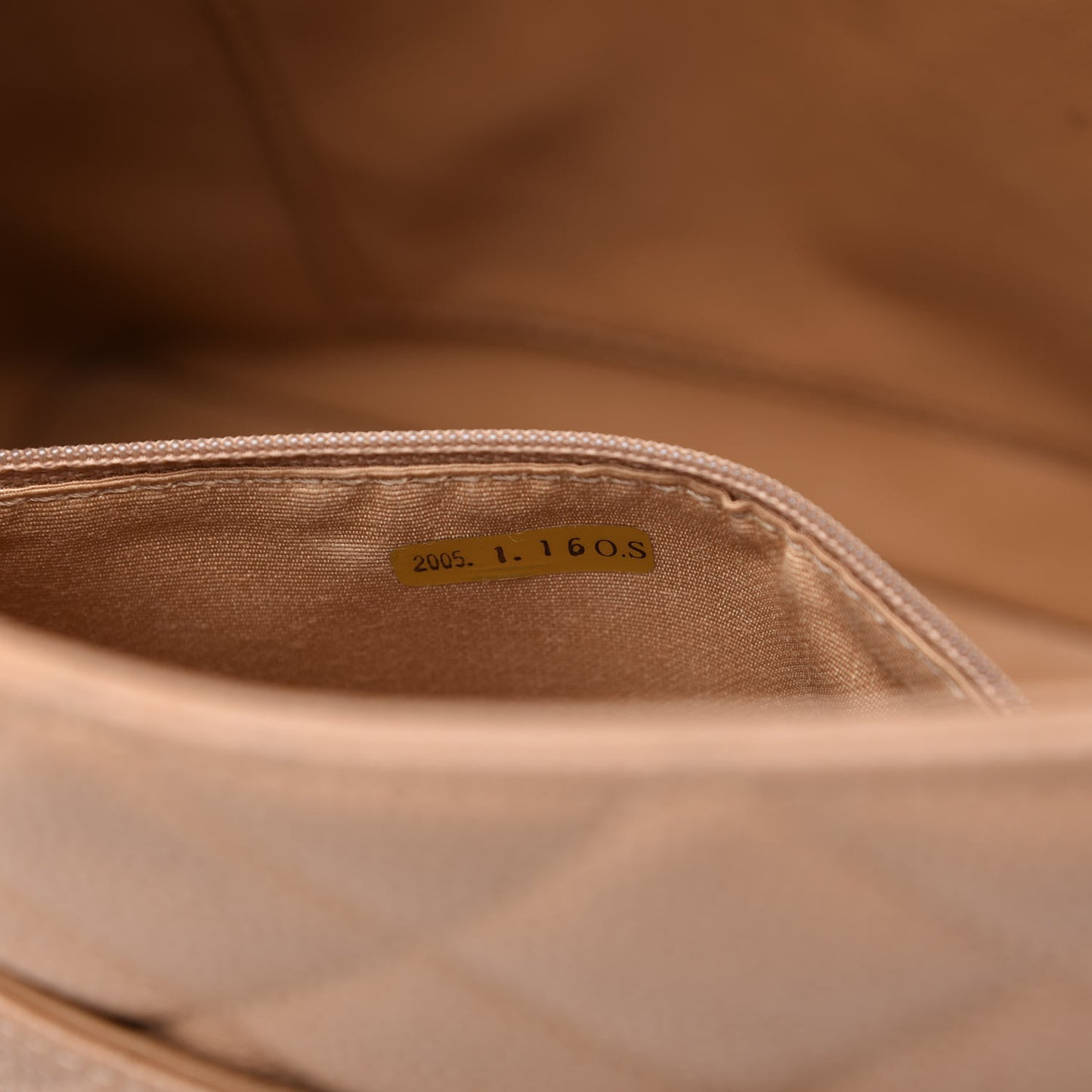 Caviar Quilted Medallion Tote Beige