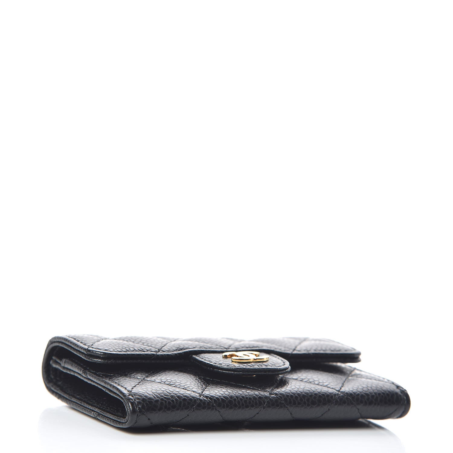 Chanel Caviar Quilted Flap Card Holder Black 4 of 9