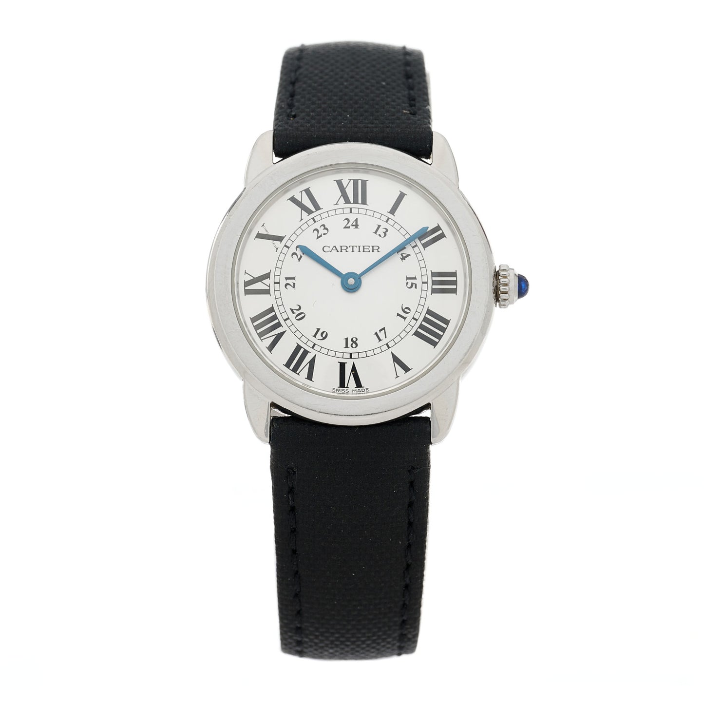 Stainless Steel Calfskin 29mm Ronde Solo Quartz Watch