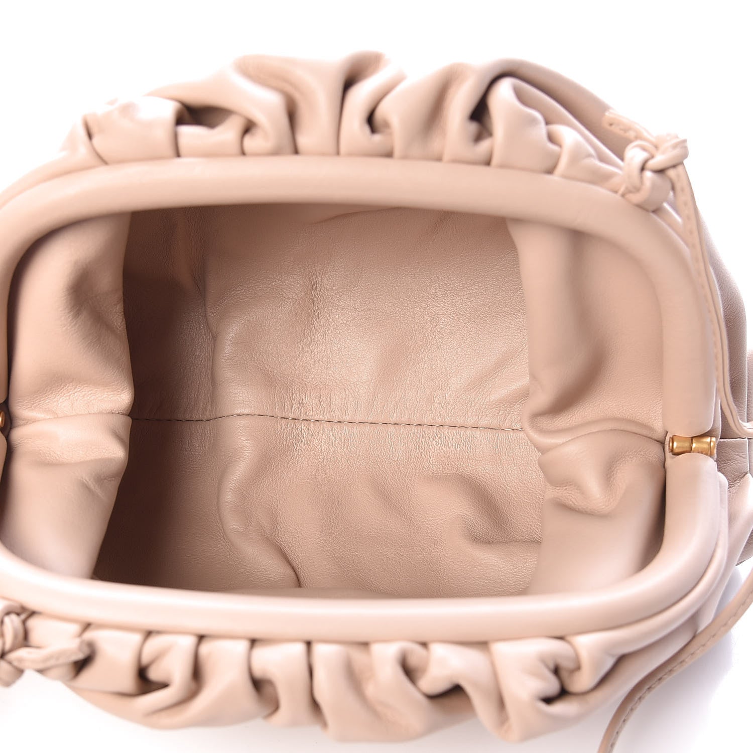 Bottega Veneta Butter Calfskin The Mini Pouch Nude 7 of 9