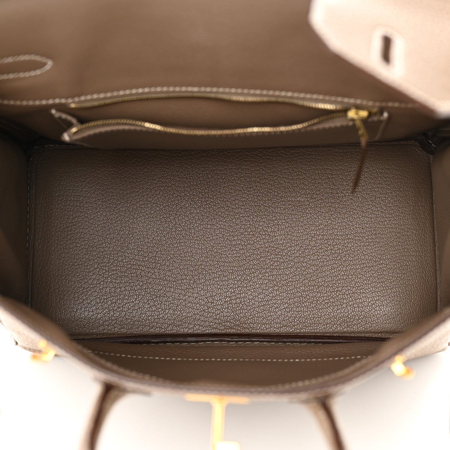 Hermes Chevre De Coromandel HAC Birkin 28 Etoupe 5 of 16