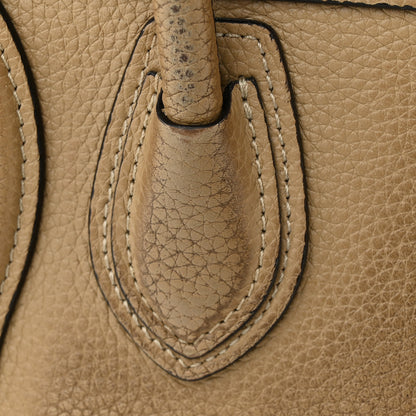Celine Drummed Calfskin Nano Luggage Dune 15 of 15