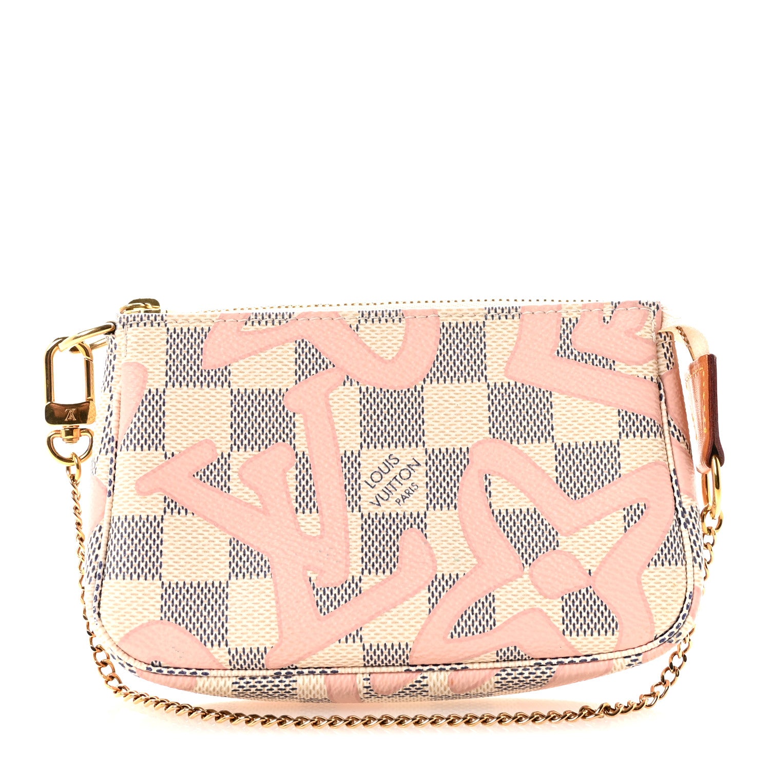 Louis Vuitton Damier Azur Tahitienne Mini Pochette Accessories 1 of 7
