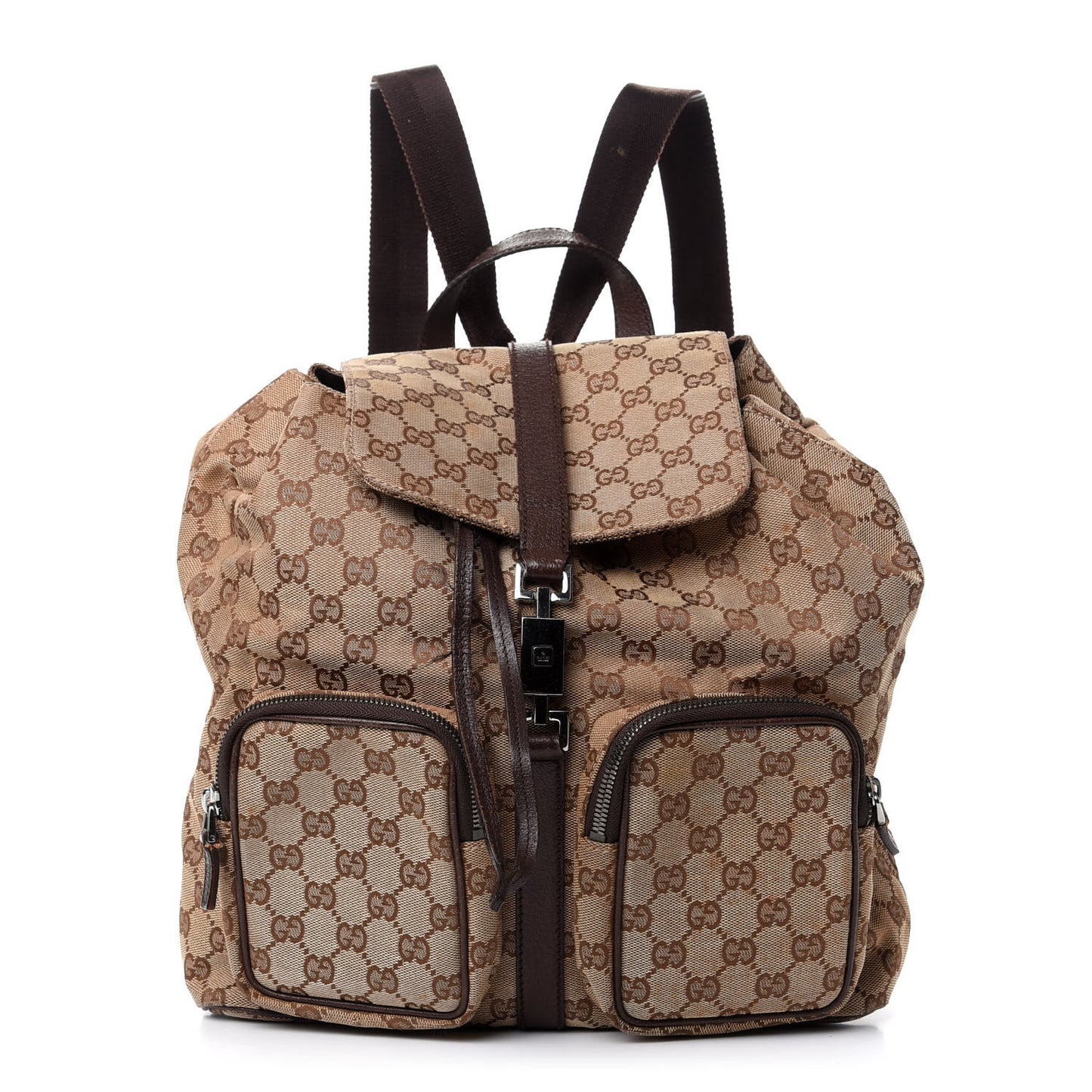 Monogram Backpack Dark Brown
