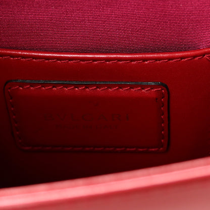 Bulgari Calfskin Serpenti Forever Crossbody Bag Red 7 of 10