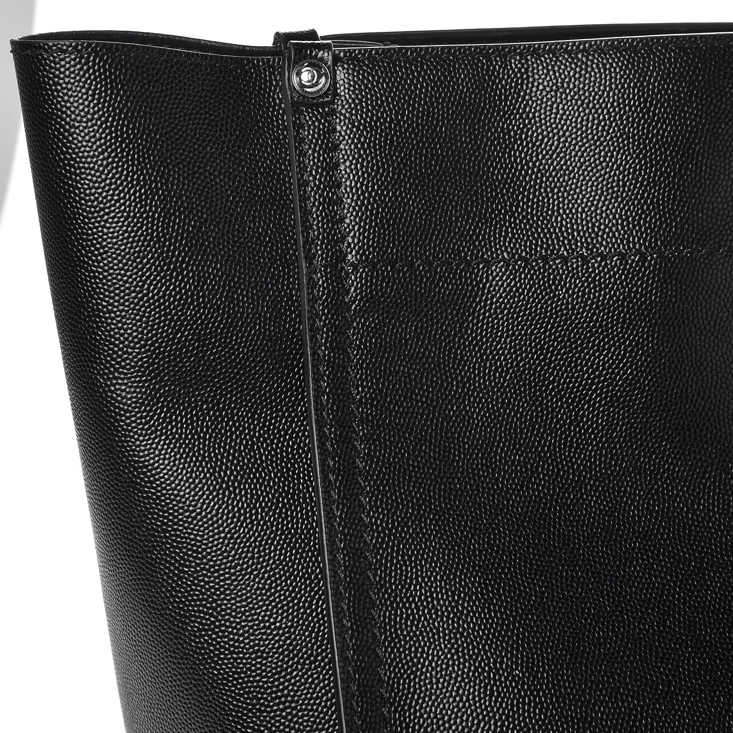 Chanel Caviar Large Studded Deauville Tote Black 7 of 7