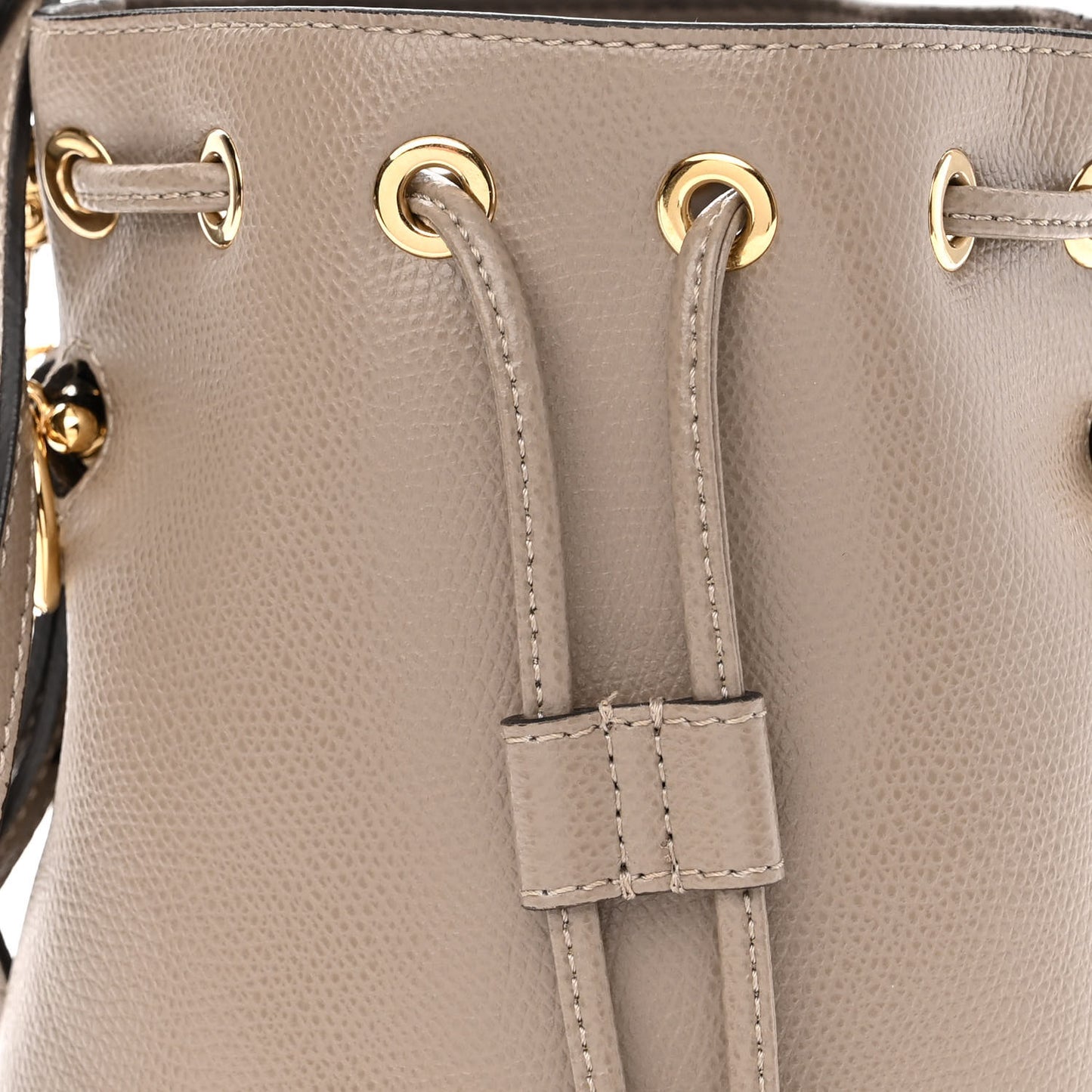 Vitello Cruise F is Fendi Mini Mon Tresor Bucket Bag Tortora