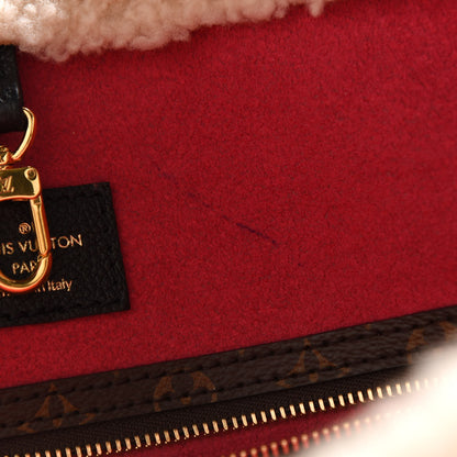 Louis Vuitton Calfskin Monogram Teddy Neverfull MM Black 10 of 10