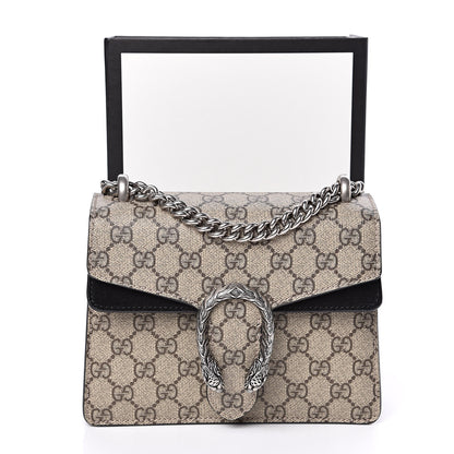 Gucci GG Supreme Monogram Mini Dionysus Shoulder Bag Black 12 of 12