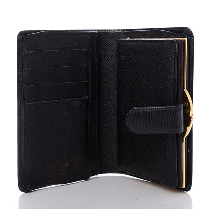 Louis Vuitton Epi French Purse Wallet Black 5 of 10