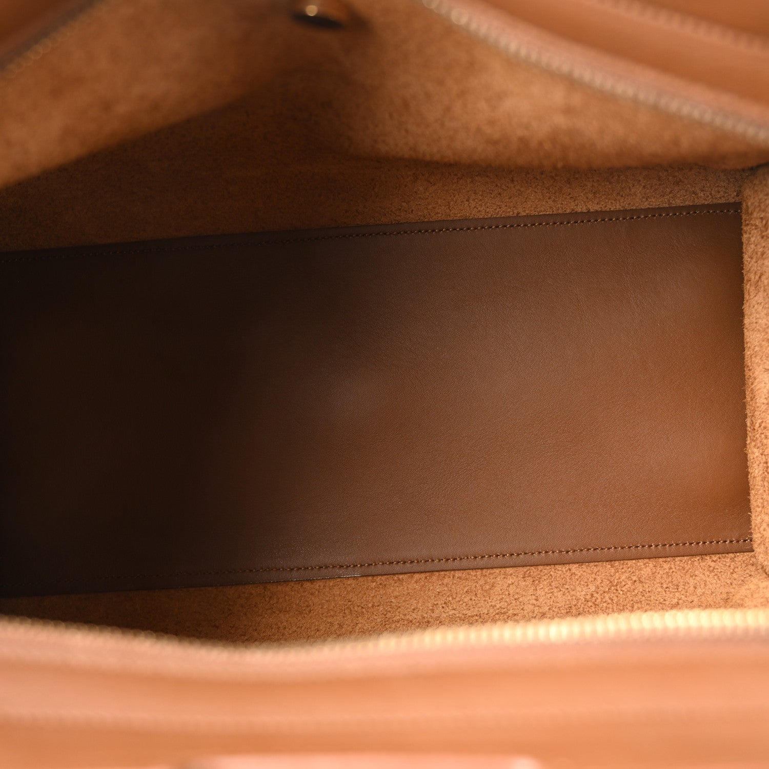 Saint Laurent Calfskin Small Classic Y Cabas Cognac 12 of 34