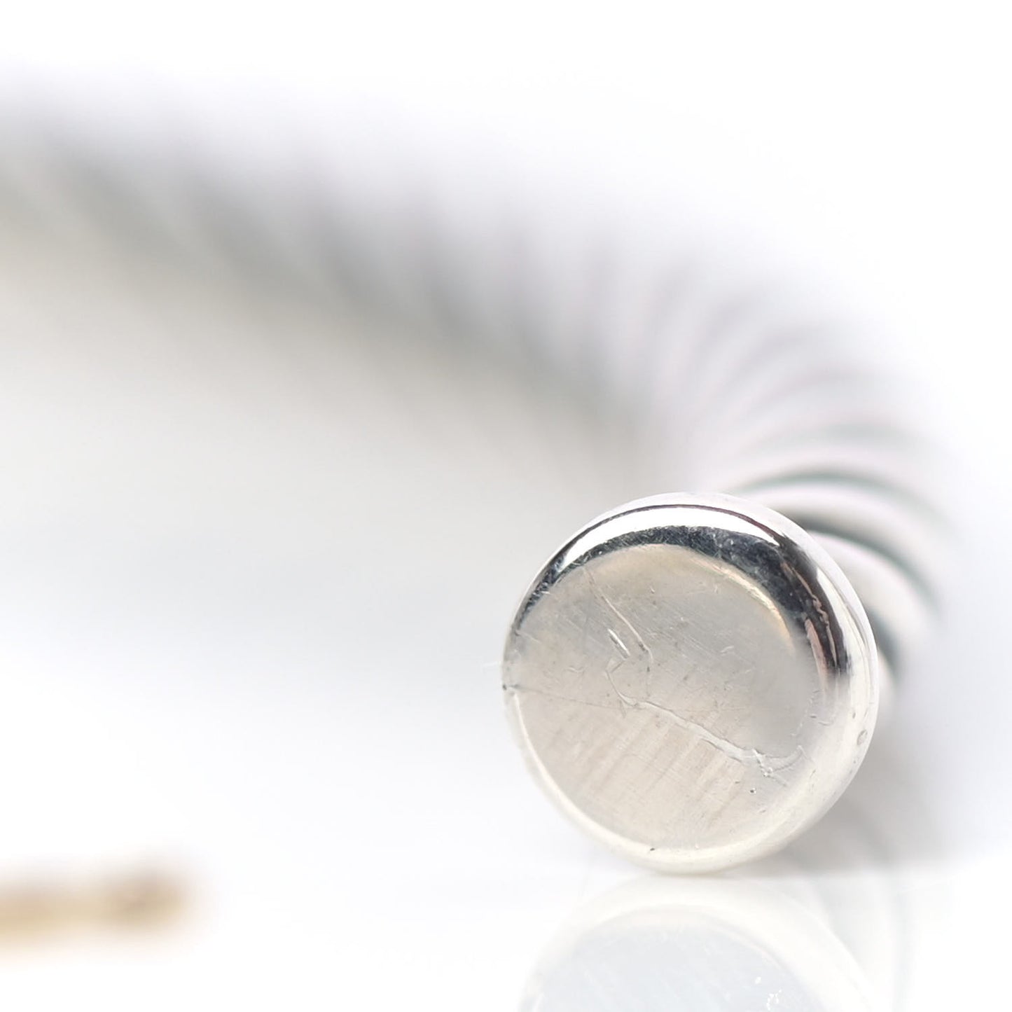 Sterling Silver 14K Yellow Gold Medium Cable Classics Hoop Earrings