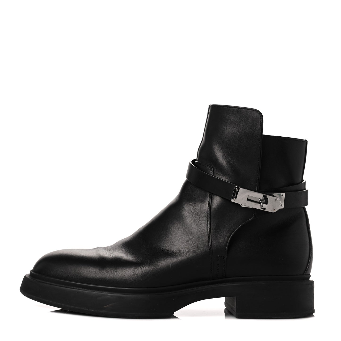 Calfskin Veo Ankle Boots 41.5 Black